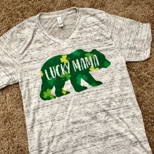 Lucky Mama Bear Shirt / St. Patrick’s Day Shirt